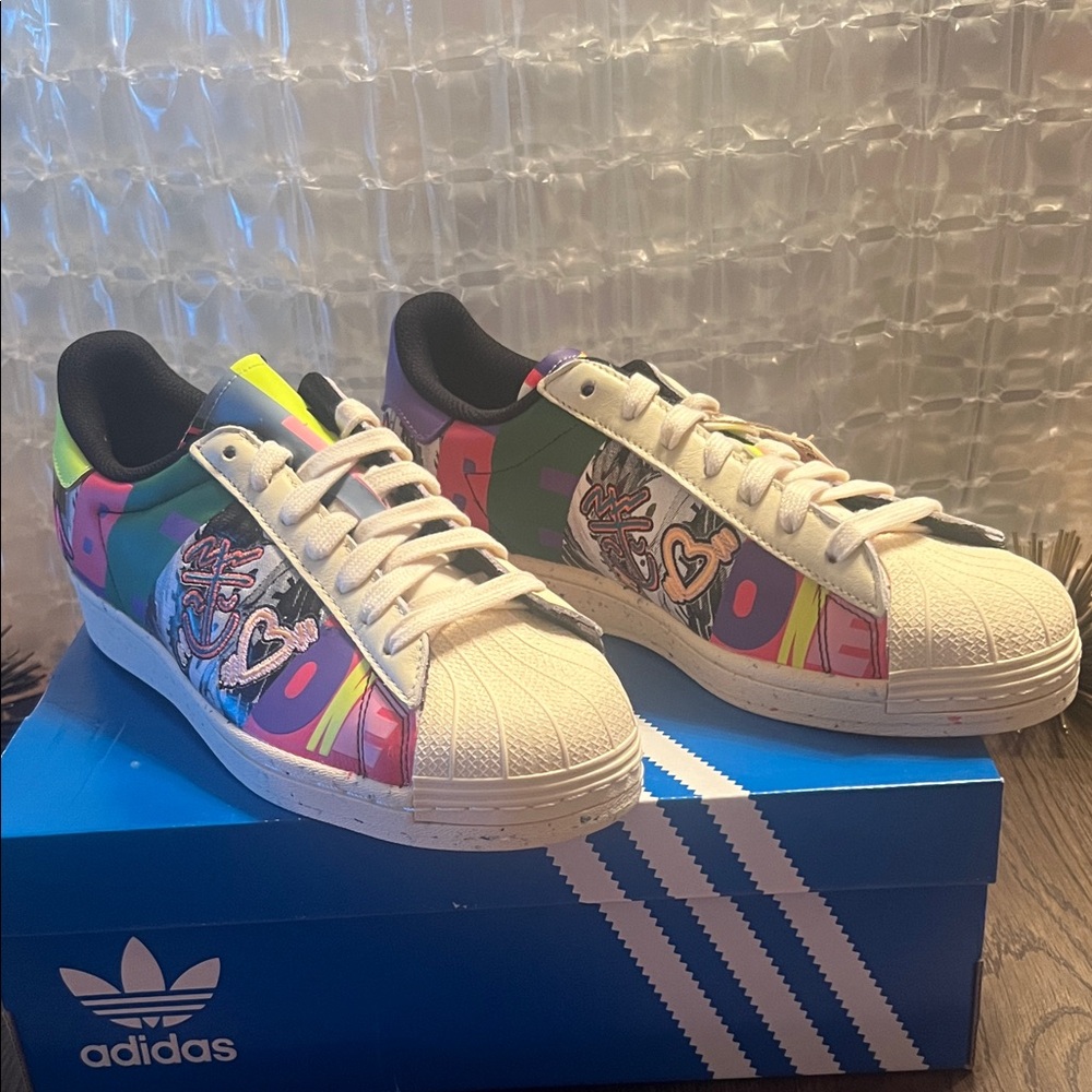 NWT Adidas Superstar Pride Kris Andrew Small Collection